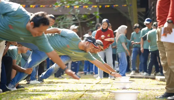 Aktivitas Team Building dan Outbound Garut bersama JO Adventure